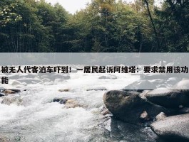 被无人代客泊车吓到！一居民起诉阿维塔：要求禁用该功能