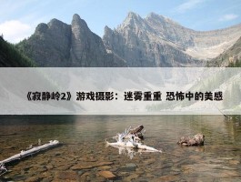 《寂静岭2》游戏摄影：迷雾重重 恐怖中的美感