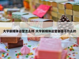 大学新媒体运营怎么样 大学新媒体运营部是干什么的