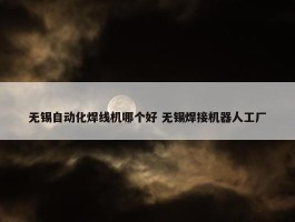 无锡自动化焊线机哪个好 无锡焊接机器人工厂