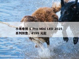 小米电视 S Pro Mini LED 2025 系列预售，4599 元起