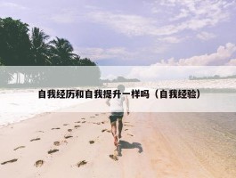 自我经历和自我提升一样吗（自我经验）