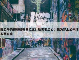 曝公牛仍在积极兜售拉文！后者表忠心：我为穿上公牛球衣而自豪