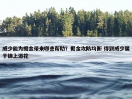 威少能为掘金带来哪些帮助？掘金攻防均衡 得到威少属于锦上添花