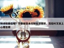 林诗栋输在哪？节奏被张本控制无法摆脱，落后时又背上心理包袱