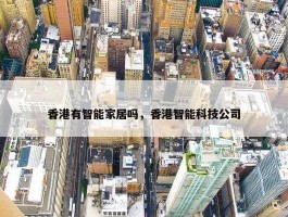 香港有智能家居吗，香港智能科技公司