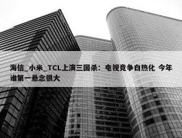 海信_小米_TCL上演三国杀：电视竞争白热化 今年谁第一悬念很大