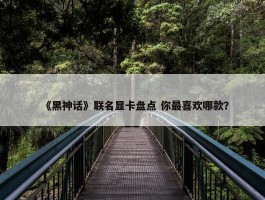 《黑神话》联名显卡盘点 你最喜欢哪款？