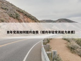 青年党员如何提升自我（提升年轻党员能力素质）