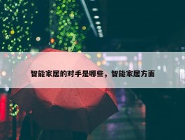 智能家居的对手是哪些，智能家居方面