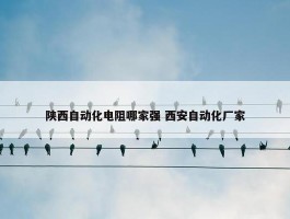 陕西自动化电阻哪家强 西安自动化厂家