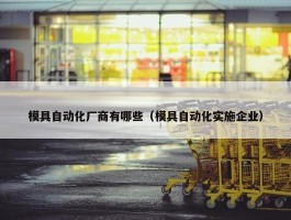 模具自动化厂商有哪些（模具自动化实施企业）