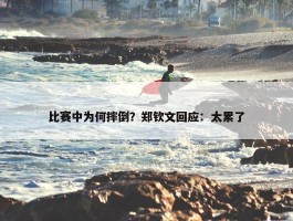 比赛中为何摔倒？郑钦文回应：太累了