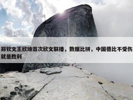 郑钦文王欣瑜首次欣文联播，数据比拼，中国德比不受伤就是胜利