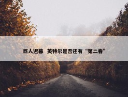 巨人迟暮  英特尔是否还有“第二春”