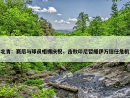 北青：赛后与球员相拥庆祝，击败印尼暂缓伊万信任危机