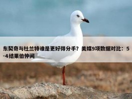 东契奇与杜兰特谁是更好得分手？美媒9项数据对比：5-4结果伯仲间