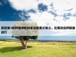 亚冠第3轮利雅得胜利客战德黑兰独立，比赛改在阿联酋进行