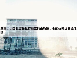 塔雷：小因扎吉是世界前五的主教练，他能执教世界级球队