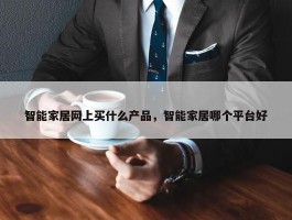 智能家居网上买什么产品，智能家居哪个平台好