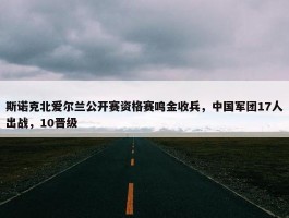 斯诺克北爱尔兰公开赛资格赛鸣金收兵，中国军团17人出战，10晋级