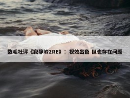 数毛社评《寂静岭2RE》：视效出色 但也存在问题