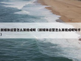 新媒体运营怎么算提成呢（新媒体运营怎么算提成呢知乎）