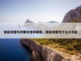 智能家居为何要攻克抑郁症，智能家居为什么火不起