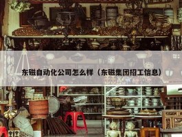 东磁自动化公司怎么样（东磁集团招工信息）