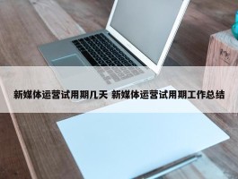 新媒体运营试用期几天 新媒体运营试用期工作总结