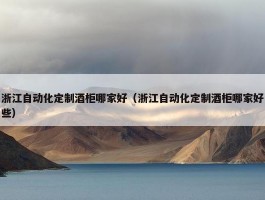 浙江自动化定制酒柜哪家好（浙江自动化定制酒柜哪家好些）