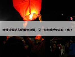 增程式混动市场增速迅猛，又一位纯电大V亲自下场了