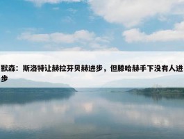 默森：斯洛特让赫拉芬贝赫进步，但滕哈赫手下没有人进步