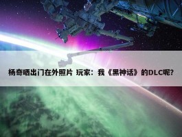 杨奇晒出门在外照片 玩家：我《黑神话》的DLC呢？