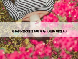 嘉兴自动化机器人哪家好（嘉兴 机器人）