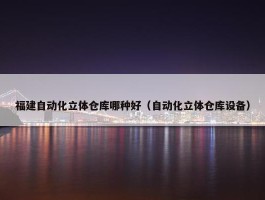 福建自动化立体仓库哪种好（自动化立体仓库设备）