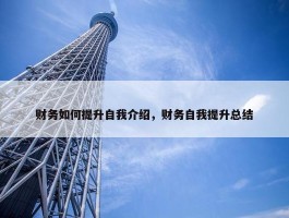 财务如何提升自我介绍，财务自我提升总结