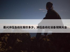 嘉兴冲压自动化报价多少，冲压自动化设备视频大全