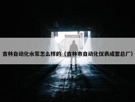 吉林自动化水泵怎么样的（吉林市自动化仪表成套总厂）