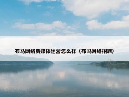 布马网络新媒体运营怎么样（布马网络招聘）