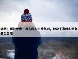 体图：拜仁考虑一月去阿布扎比集训，取决于赛程和财务是否合理