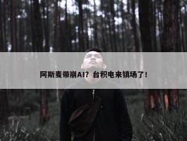 阿斯麦带崩AI？台积电来镇场了！