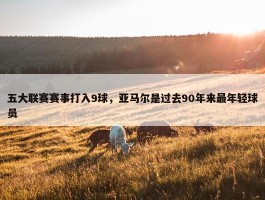 五大联赛赛事打入9球，亚马尔是过去90年来最年轻球员