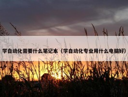 学自动化需要什么笔记本（学自动化专业用什么电脑好）