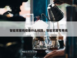 智能家居线缆是什么线路，智能家居专用线