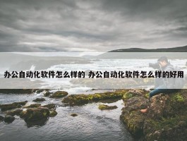 办公自动化软件怎么样的 办公自动化软件怎么样的好用